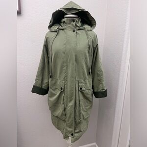 Zara Basics Trenchcoat Utility Jacket Size Small